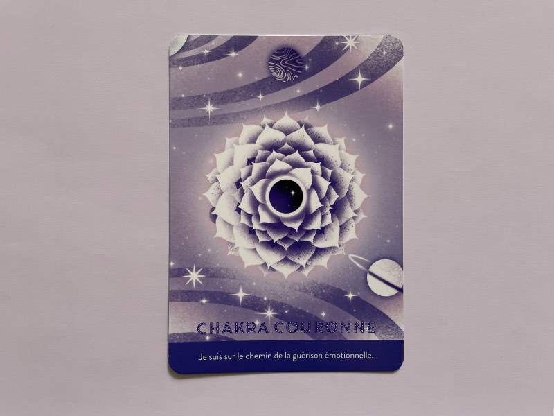 symbole du chakra couronne (lotus aux milles pétales)